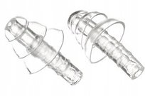 ZATYCZKI DO USZU SILIKON EP-3 BIAŁE