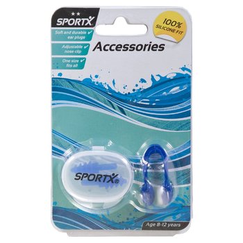 Zatyczki stopery do pływania nosek klips na basen - SportX