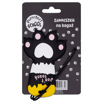 Zawiesza Na Bagaż, Purrrfect School, Łapka Kota, Czarna - Empik