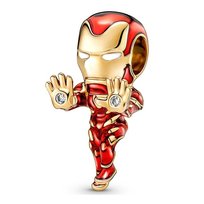 Zawieszka Charms SREBRO 925 Koralik Iron Man Marvel Avengers