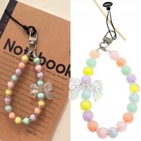 ZAWIESZKA DO TELEFONU KLUCZY SMYCZ BRELOK PASTELOWY CUTE UROCZY PREZENT