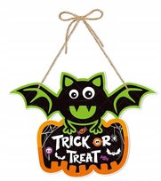 Zawieszka Halloween Dekoracja Na Drzwi Wisząca Ozdoba Na Ścianę Nietoperz 3