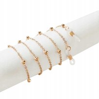 ZAWIESZKA ŁAŃCUSZEK DO OKULARÓW Damski Złoty