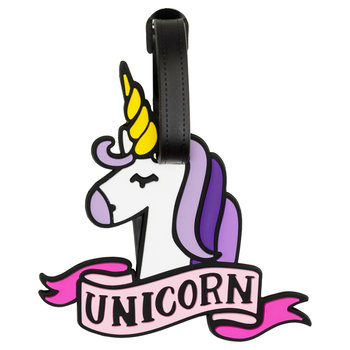 Zawieszka Na Bagaż, REBEL Unicorn, Różnokolorowy - Empik