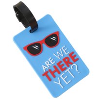 Zawieszka na bagaż / walizkę z okienkiem na dane kontaktowe „ARE WE THERE YET" Inna marka