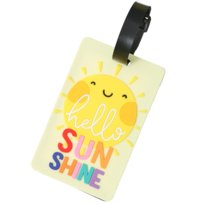 Zawieszka na bagaż /walizkę z okienkiem na dane kontaktowe HELLO SUNSHINE Inna marka