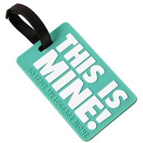 Zawieszka na bagaż z okienkiem na dane kontaktowe „THIS IS MINE!" MIĘTOWY Inna marka