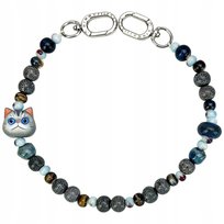 Zawieszka na torebkę handstrap Nimmy New Big Eye Cute Pets 2.0 szary