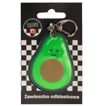 Zawieszka Odblask Awokado, Square It!, Różnokolorowy - Empik