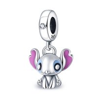 Zawieszka SREBRO 925 Charms koralik Disney Stich Sfera Damska