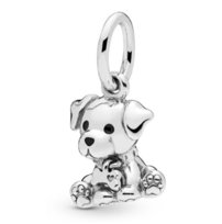Zawieszka SREBRO 925 Charms koralik Piesek Sfera Damska