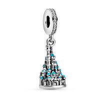Zawieszka SREBRO 925 Charms koralik Zamek z Bajki