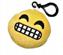 Zawieszka żółty breloczek pluszowy emotka szczery uśmiech chichot śmiech