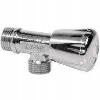 Zawór grzybkowy kątowy 1/2"x3/4" Ferro