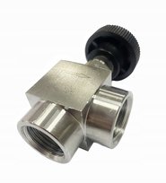 Zawór iglicowy kątowy 1/8