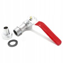 Zawór kulowy GZ 1/2 kran czerpalny ogrodowy do węża (średnica wylotu 15 mm)