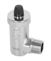 ZAWÓR ODPOWIETRZAJĄCY ODPOWIETRZNIK AUTOMATYCZNY CO PN-M-75002-DN15 1/2" KĄTOWY CHROM DIAMOND DIAMOND