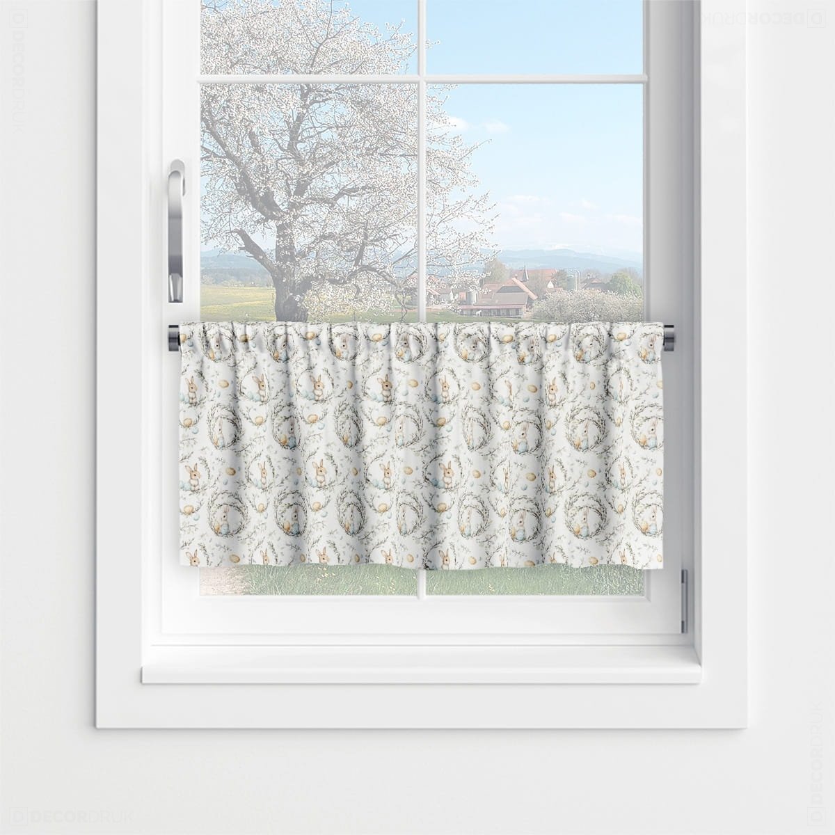 Zazdrostka Spring Wzór Sp08 | Wielkanocne Wianki Z Zajączkami 30 X 180 Cm
