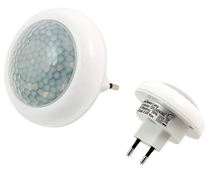 ZD18 LAMPKA NOCNA LED Z CZUJNIKIEM RUCHU ZMIERZCHU