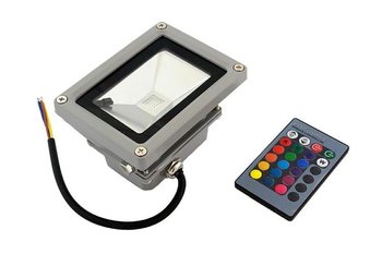 Zd48 Halogen Naświetlacz Led Rgb 10W 16 Kol +Pilot - ECpower