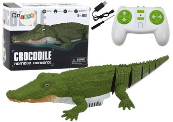 Zdalnie Sterowany Krokodyl Wodny Pływający Do Wody Na Pilot - Lean Toys