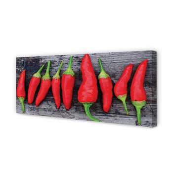 Zdjęcie na płótnie dekor TULUP Papryczki czerwone, 125x50 cm - Tulup