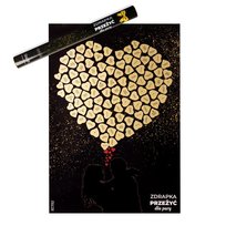 Zdrapka Przeżyć dla Pary plakat bucket list mapa Froster