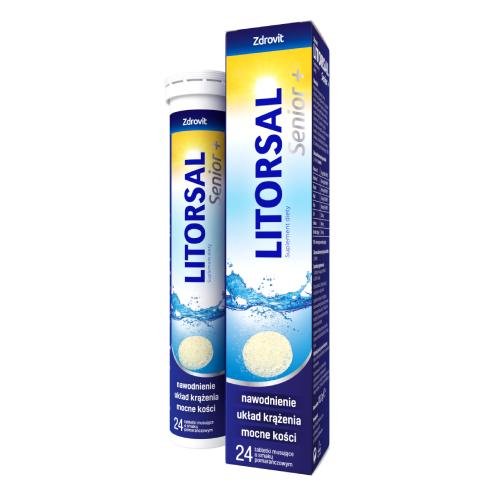 Zdrovit Litorsal Senior 24 tabletek musujących Sklep EMPIK COM