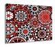 ze szkła osłonka kuchenna Mozaika czerwony 60x52, ArtprintCave - ArtPrintCave