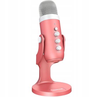 ZealSound K66 Mikrofon Pojemnościowy Jednokierunkowy Studyjny USB Różowy - Inny producent