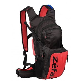 Zefal, Plecak rowerowy z bukłakiem, Z Hydro Enduro, czarno-czerwony, 420x250 mm - Zefal
