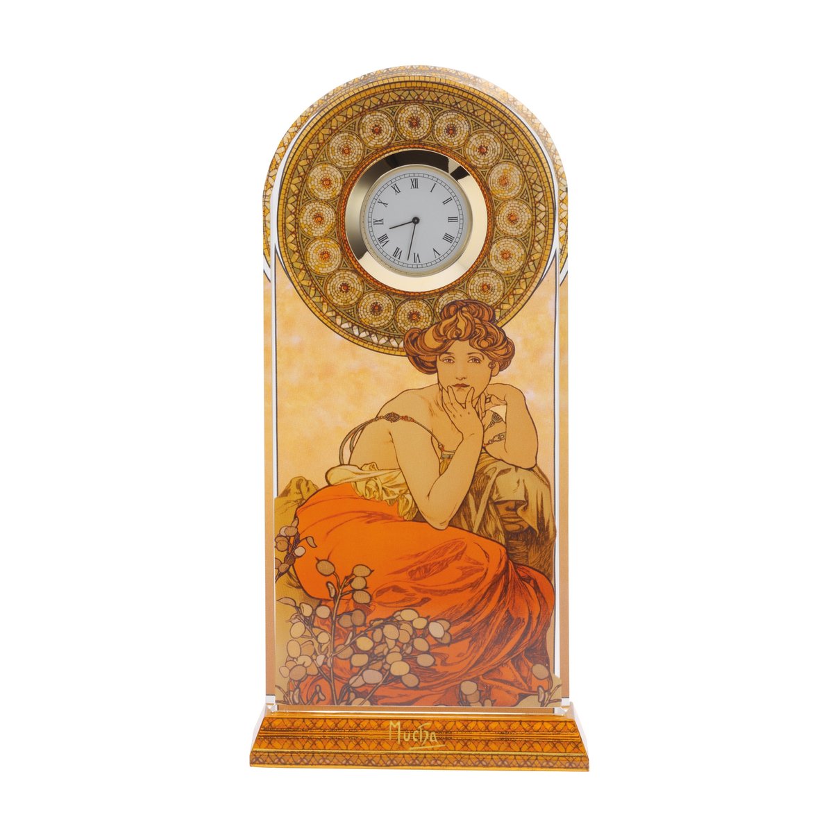 Фото - Настінний годинник Goebel Zegar 23cm Topaz Alfons Mucha 