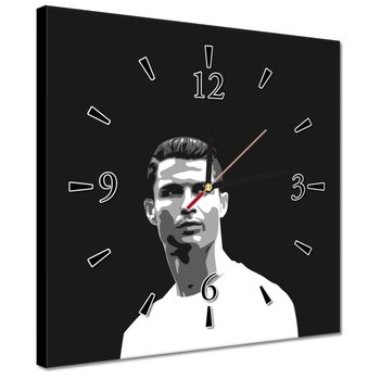 Zegar 30x30cm Cristiano Ronaldo Piłkarz - ZeSmakiem