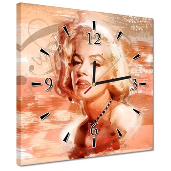 Zegar 30x30cm Piękna Marilyn monroe - ZeSmakiem