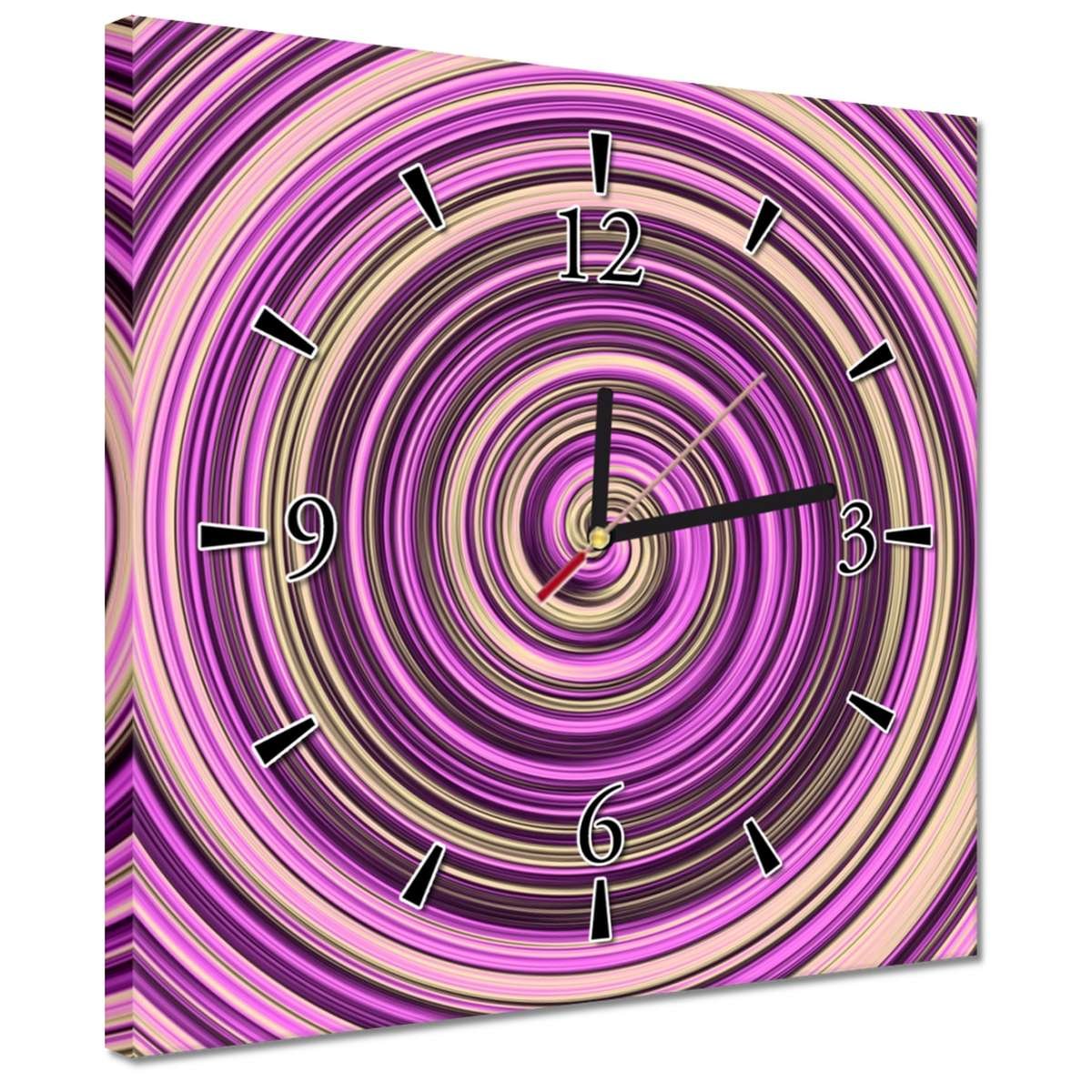 Zegar 30x30cm Ślimak z fioletem - ZeSmakiem | Sklep EMPIK.COM