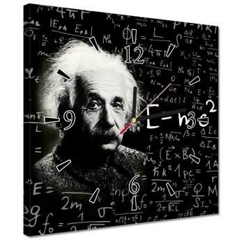 Zegar Albert Einstein, 30x30cm - ZeSmakiem