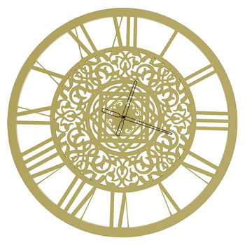 Zegar ażurowy Indi Złoty 90 cm - DekoracjaDomu