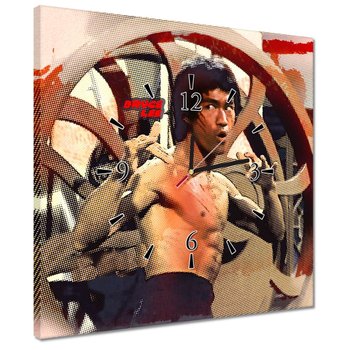 Zegar Bruce Lee Kung Fu, 40x40cm - ZeSmakiem