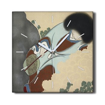 Zegar canvas do sypialni 30x30 Tradycyjne kimono, Coloray - Coloray