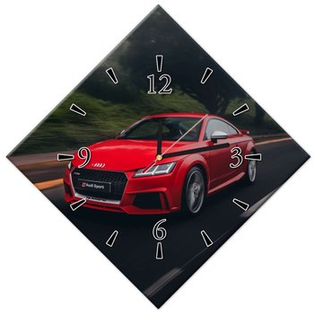 Zegar Czerwone Audi, 42x42cm - ZeSmakiem