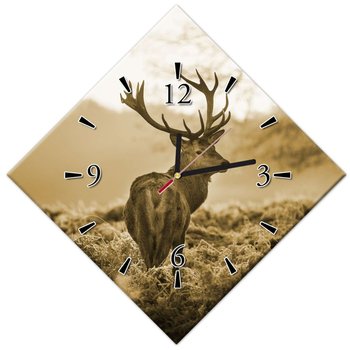Zegar Jeleń w lesie, 42x42cm - ZeSmakiem