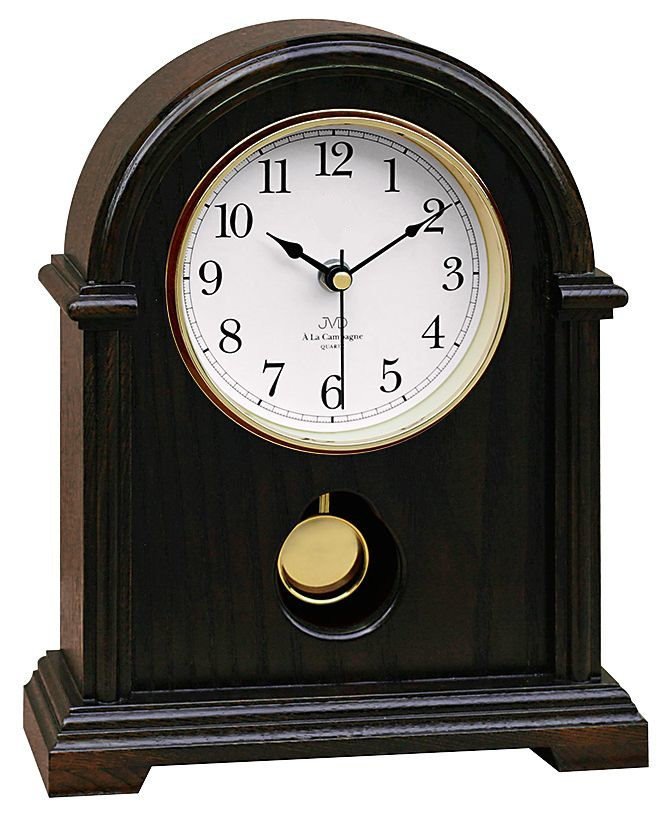 Фото - Настінний годинник JVD Zegar kominkowy  HS13.2 Drewniany Westminster Chimes 