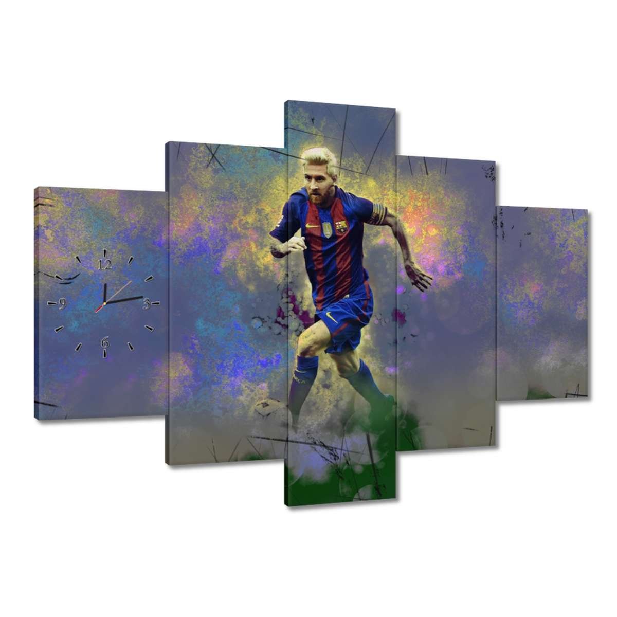 Zegar Lionel Messi, 150x105cm - ZeSmakiem | Sklep EMPIK.COM
