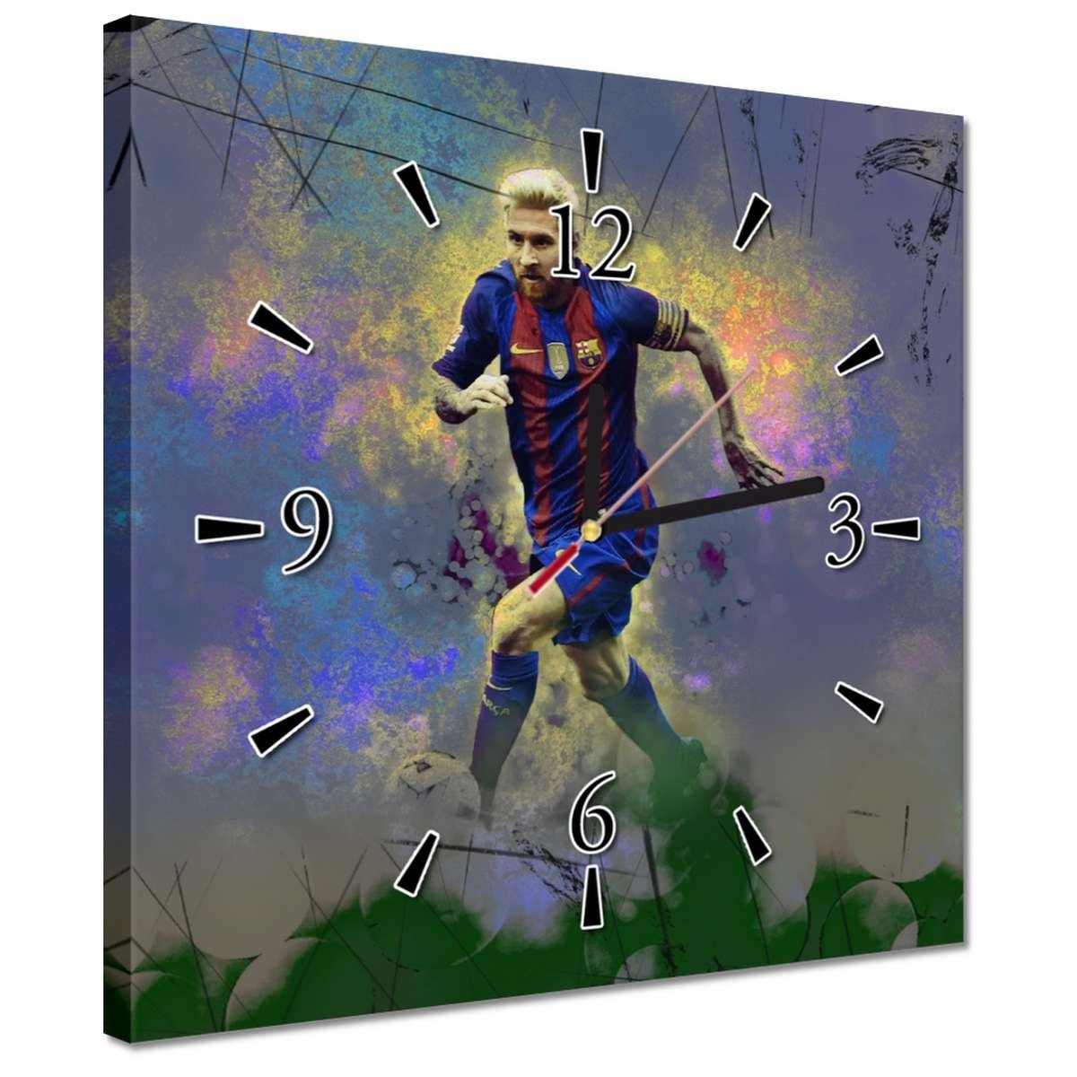 Zegar Lionel Messi, 30x30cm - ZeSmakiem | Sklep EMPIK.COM