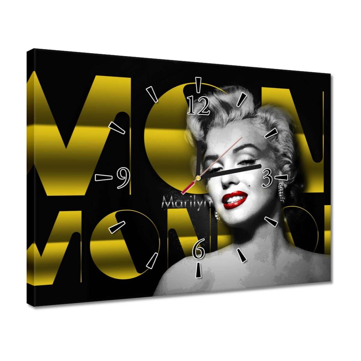 Zegar Marilyn Monroe Modelka, 40x30cm - ZeSmakiem | Sklep EMPIK.COM