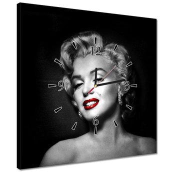 Zegar Marilyn Monroe Pieprzyk, 40x40cm - ZeSmakiem