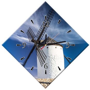 Zegar Młyn napędzany wiatrem, 42x42cm - ZeSmakiem