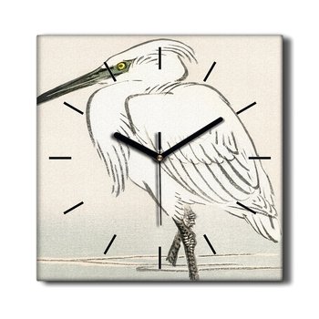 Zegar na płótnie cichy kwarcowy Zwierzę ptak 30x30, Coloray - Coloray