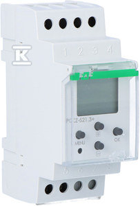 Zegar programowalny, tygodniowy NFC PCZ-521.3-PLUS - F&F