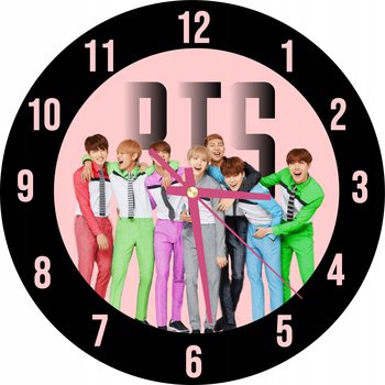 Zegar Ścienny BTS Zespół Prezent dla Fana 30 cm - Plexido